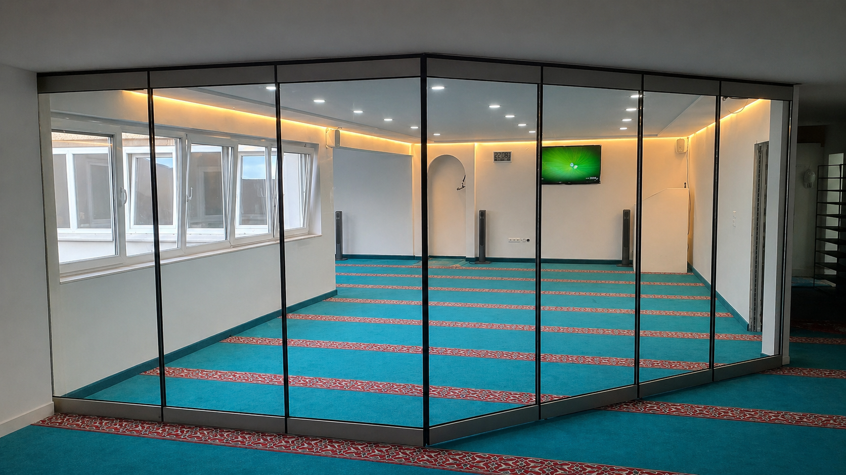 Moschee Innenraum IIS Mainz